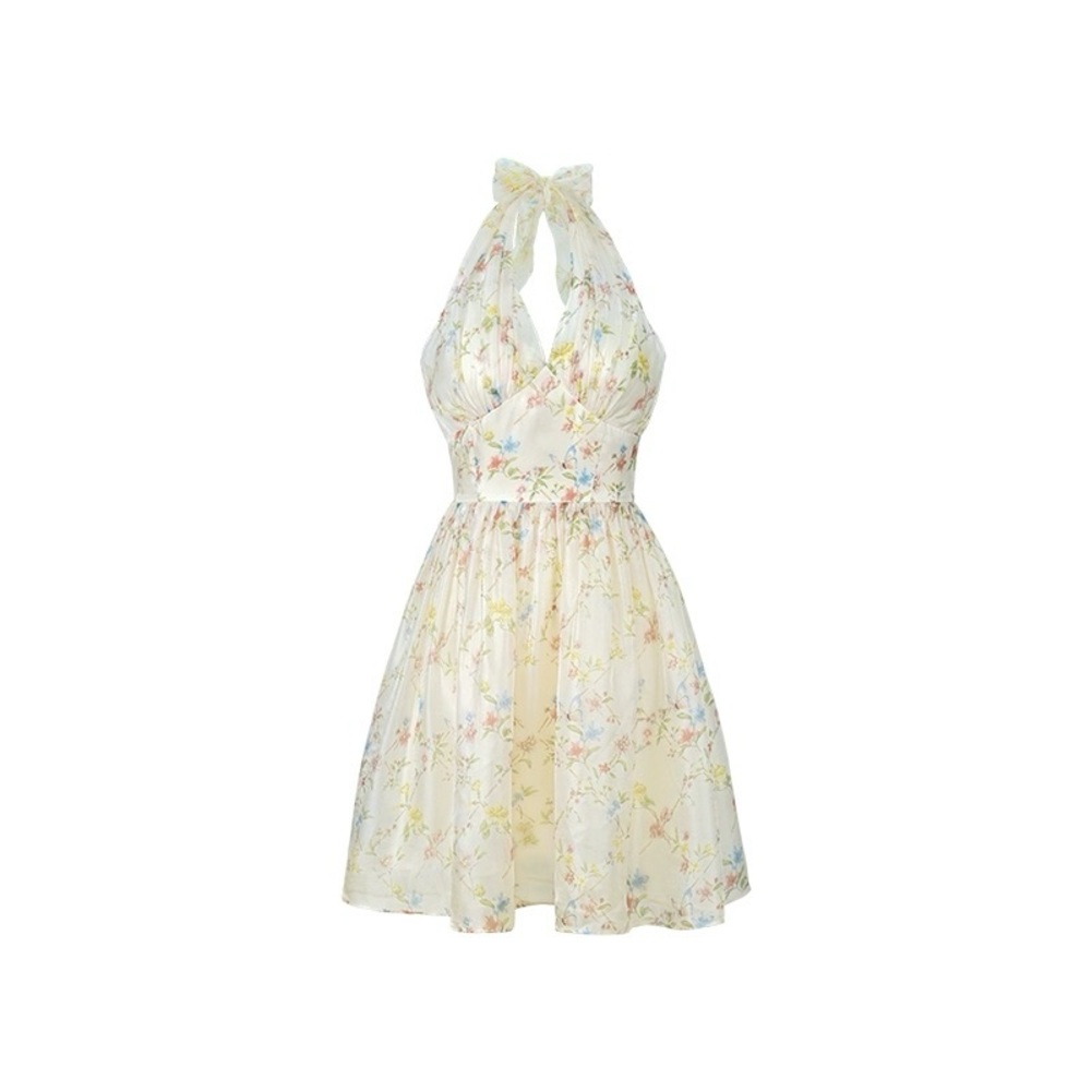 Halter-neck dress
